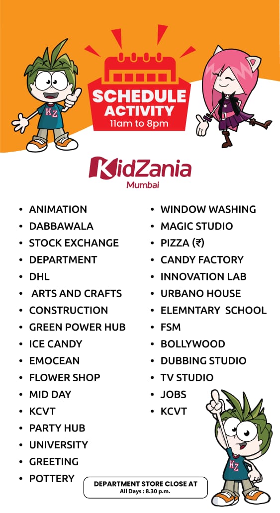 Scheduled Activities Mumbai